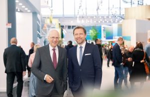 Dr. Reinhard Pfeiffer und Stefan Rummel (von links, Foto: Messe München)