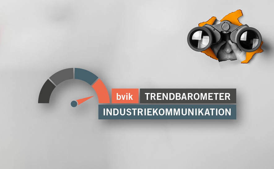 Key Visual „Trendbarometer Industriekommunikation 2024“ (Foto: bvik)