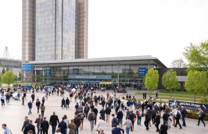 Ligna von 2027 an mit neuem Veranstaltungszeitraum Eingang zur Ligna (Foto: Deutsche Messe AG)