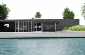 Geplanter Volkswagen R Marken-Pavillon in der Autostadt (Foto: Volkswagen AG)
