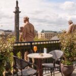 Gleneagles Townhouse – view from rood Terrence looking over St Andrews square