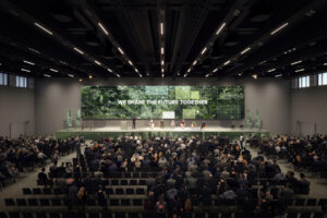 Geplante Neue Festhalle in Bern (Visualisierungen: Messepark Bern AG)