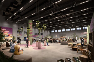 Geplante Neue Festhalle in Bern (Visualisierungen: Messepark Bern AG)