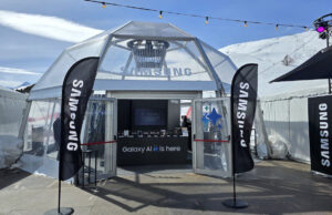 AI Unlocked-Experience beim SunIce Festival in St. Moritz (Fotos: Samsung Schweiz)