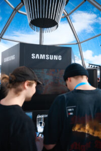 AI Unlocked-Experience beim SunIce Festival in St. Moritz (Fotos: Samsung Schweiz)