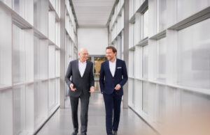 Dr. Reinhard Pfeiffer und Stefan Rummel (von links, Foto: Messe München)