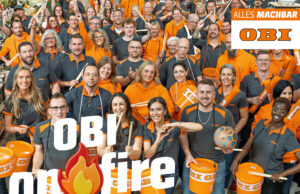 Visual zur „On fire“-Kampagne (Foto: OBI)