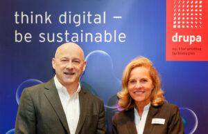 Ford Bowers mit Sabine Geldermann (Foto: Messe Düsseldorf)