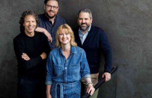 Philipp Radel, Robert Schmidle, Mirjam Hummel Ortner und Marco Schlegel (von links, Foto: WWP)