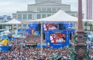 Die Euro 2024 in der Host City Leipzig (Fotos: Leipziger Messe/Fairnet)