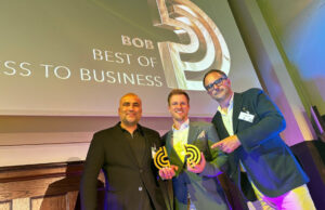 Kemal Üres, Harry Walter und Sebastian Hardieck (von links, Foto: Bartenbach AG)