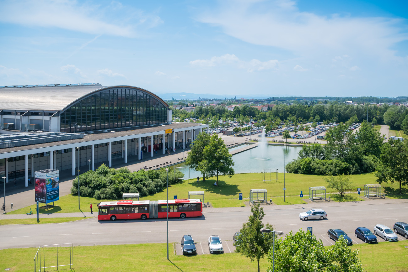 Messegelände in Friedrichshafen (Foto: Messe Friedrichshafen)