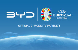 Visual zum EM-Sponsoring von BYD (Grafik: BYD Europe)