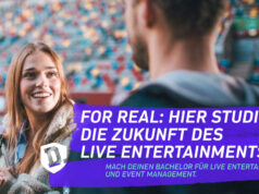 D.College: Infoabend zum Event-Studiengang am 3. November Visual zum Bachelorstudiengang im Bereich Live Entertainment and Event Management (Foto: D.Live)