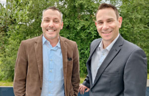 Stefan Mathys und Andi Marbach (von links, Foto: Winkler Livecom AG)