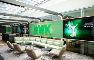 Neue WWK-Lounge in München (Fotos: VAV Medientechnik GmbH)