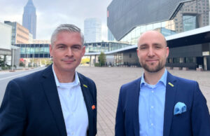 Sascha F. Wenzler und Christoph Stüker (von links, Foto: Mesago Messe Frankfurt GmbH)