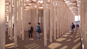 Usbekistans Garden of Knowledge für die Expo 2025 (Renderings: Atelier Brückner)