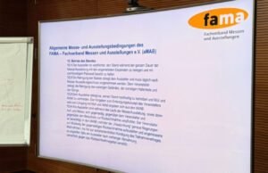 FAMA Seminar Veranstaltungsleitung (Foto: FAMA)