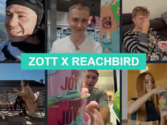 Reachbird-Kampagne für Zott (Foto: Reachbird)