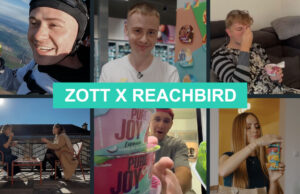 Reachbird-Kampagne für Zott (Foto: Reachbird)