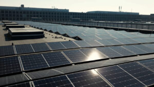 Messe Berlin weit größte Solar-Dachanlage Berlins ein (Fotos: Messe Berlin)