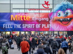 Eingang zur Spielwarenmesse 2025 (Foto: Spielwarenmesse/Lennart Preiss)
