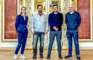 Camilla Struben, Florian Gerber, Jonas Siepmann und Adrian Rudoll (von links, Foto: Kursaal Interlaken)