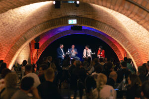 René Tumler, Ralf Claus, Petra Dick-Walther und Ilona Jarabek (von links)