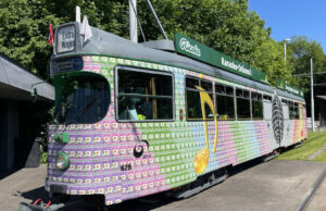Das Ricola Karaoke-Drämmli (Foto: BVB Basler Verkehrs-Betriebe)