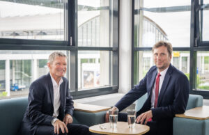 Klaus Wellmann und Andreas Hein (von links, Foto: Messe Friedrichshafen)