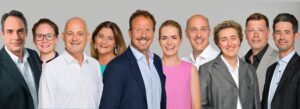 Martin Sczerenci, Christine Tichy, Stefan Zechner, Christina Lassnig, Michael Krön, Christina Heinzle-Conrad, Roman Horacek, Iris Keutter, Oliver Lingens und Daniel Hack (von links, Fotos: ORF [M]/ORF/[F] Thomas Ramstorfer/Günther Pichlkostner)