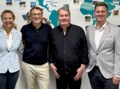 Katja Vortmann, Daniel Schubert, Christian Krause und Andreas Weber (von links, Foto: Derpart)