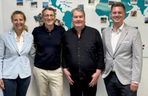 Katja Vortmann, Daniel Schubert, Christian Krause und Andreas Weber (von links, Foto: Derpart)