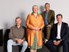 Sascha Lobo, Ulrike Hinrichs, Bernhard Fischer-Appelt und Dr. Ulrich Wandschneider (von links, Foto: fischerAppelt)
