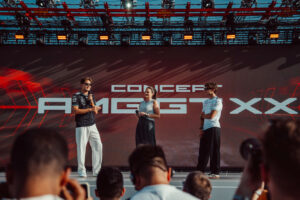 Enthüllung des Concept AMG GT XX in Affalterbach (Fotos: Mercedes-Benz)