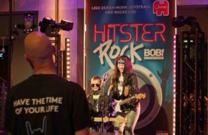 Promo für Hitster Rock Radio BOB! Box im Olympiastadion