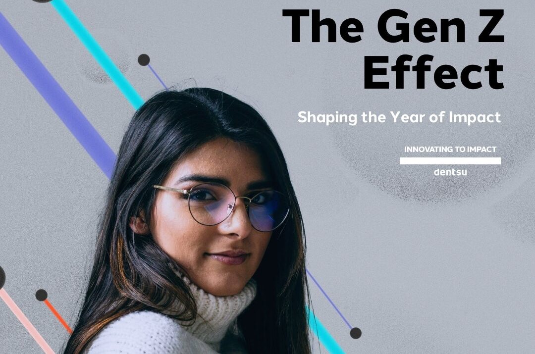 Visual zur Studie The Gen Z Effect: Shaping the Year of Impact (Foto: dentsu) Visual zur Studie The Gen Z Effect: Shaping the Year of Impact (Foto: dentsu)