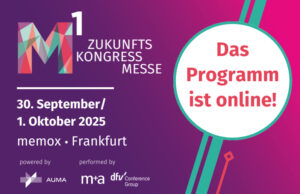 M1 – Zukunftskongress Messe: Das Programm ist online (Foto: dfv)