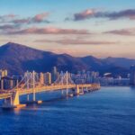 Busan_Skyscapers and Gwangandaegyo Bridge