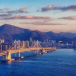 Busan_Skyscapers and Gwangandaegyo Bridge