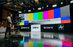 SWR-Projekt „Virtual Production“ setzt auf Sony LED-Wand Das Projekt läuft im SWR Baden-Baden Studio 6 (Fotos: SWR/Christian Koch)