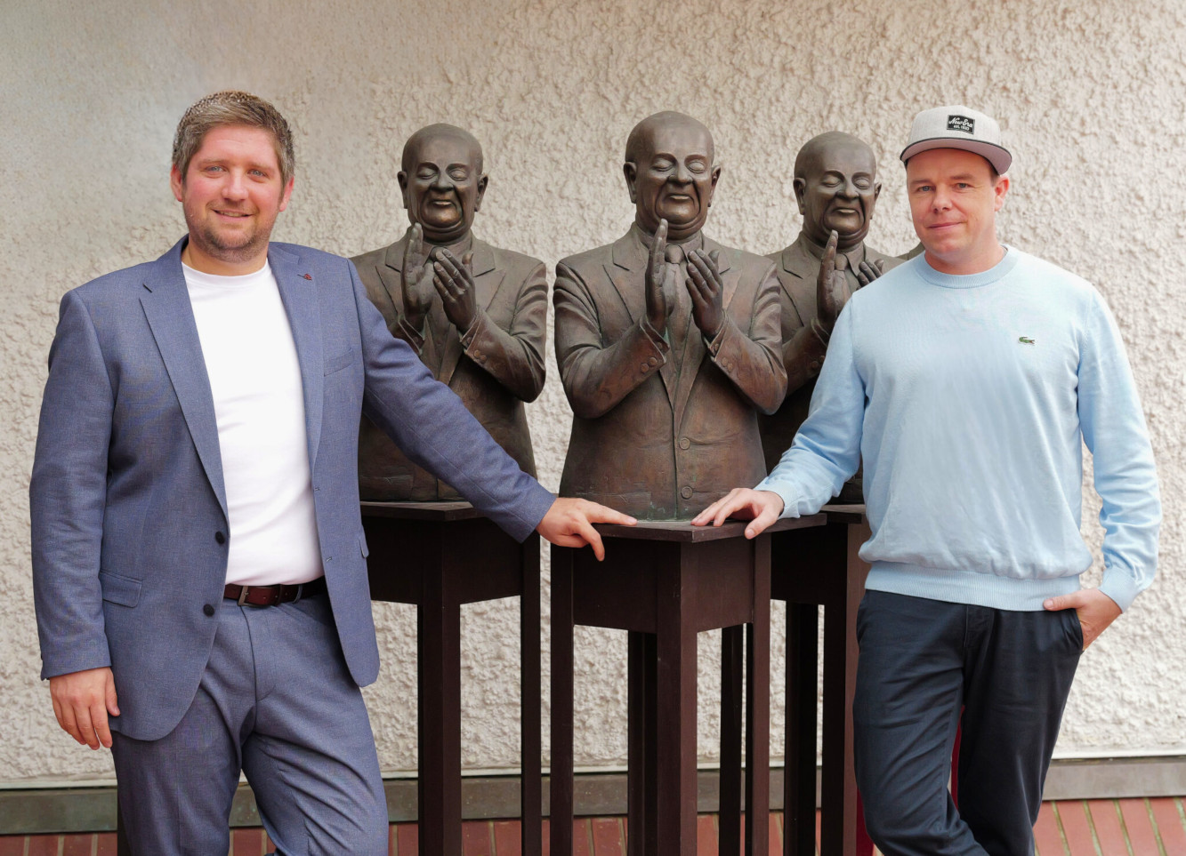 Kevin Goldberg und Stephan Wieland (von links, Foto: Stadtmarketing und Filderhalle Leinfelden-Echterdingen GmbH) Kevin Goldberg und Stephan Wieland (von links, Foto: Stadtmarketing und Filderhalle Leinfelden-Echterdingen GmbH)