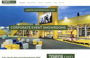 Tempor Expo als Fachmesse für mobile Infrastruktur geplant