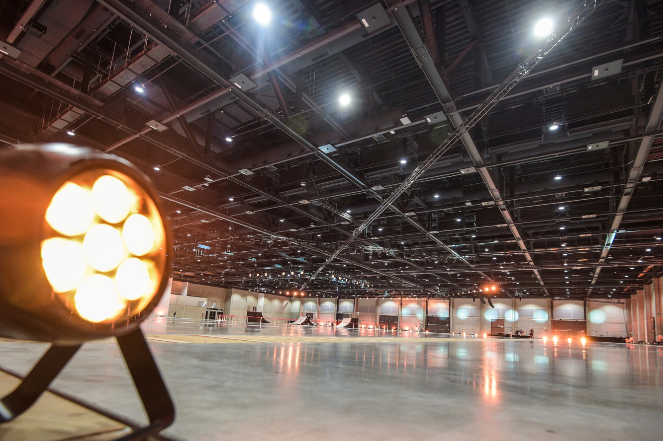 Eventlocation hub27 bei der Messe Berlin (Foto: Messe Berlin) Eventlocation hub27 bei der Messe Berlin (Foto: Messe Berlin)