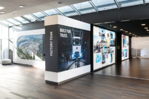 Das neue Customer Experience Center (Fotos: Mercedes-Benz Trucks)