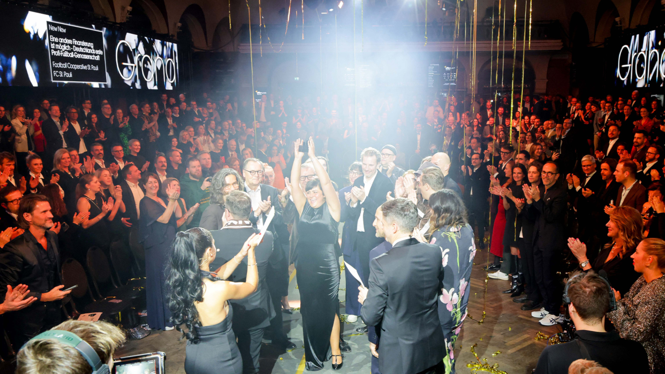 Grand Effie 2025 ging an den FC St. Pauli (Foto: GWA) Grand Effie 2025 ging an den FC St. Pauli (Foto: GWA)