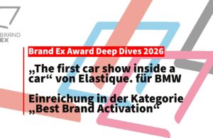 BrandEx Deep Dive: „The first car show inside a car“ für BMW