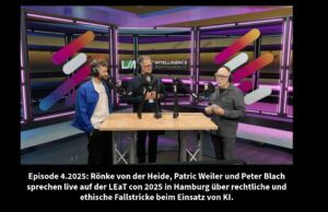 Podcast live//intelligence Folge 4 über ethische Fallstricke