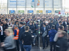 bauma expandiert ab 2027 nach Saudi-Arabien Eingang zur bauma in München (Foto: Messe München GmbH)